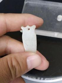 乡下收的老和田白玉蝉小挂件 . . .