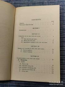 1941年精装本 《TECHNICAL HANDBOOK OF OILS FATS AND WAXES 》两册   英文原版影印  严幼芝（影印技术泰斗）极其精美