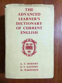 英国进口原版词典 带护封，牛津高级英语学习辞典 第一版 The Advanced Learner s Dictionary of Current English