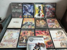 Play station2 游戏光盘(魔界转生，鬼武者，网络三国，最终幻想典藏纪念，牧场物语 等)