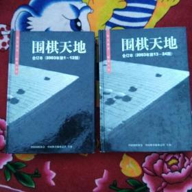 2003年合订本 围棋天地【1－12期、13－24期全年】 2册合售（实物拍照