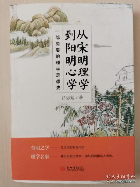 从宋明理学到阳明心学（一部简要的理学思想史）