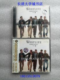 【CD-个人收藏之Westlife 西城男孩】The Greatest Hits Unbreakable 新歌+精选 真爱无敌 I vol1+II vol2，两盒价格【共2碟装，碟片全新】