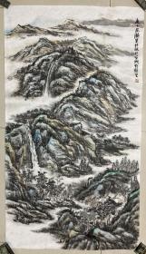 宿州画家国画 山水之三 四尺整纸