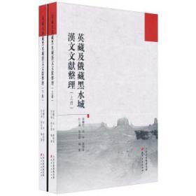 英藏及俄藏黑水城汉文文献整理上下