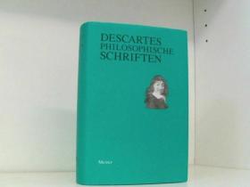 笛卡尔哲学著作. 第一哲学沉思集+方法谈等. Rene Descartes Philosophische Schriften 法德对照，拉丁德文对照