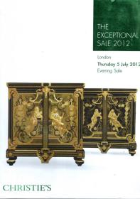 CHRISTIE'S LONDON THE EXCEPTIONAL SALE 2012