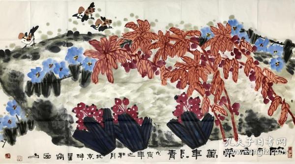 杜西古178*96 纸本画心 （1937一）齐派第三代传人，崔子范弟子，生于北京，又名锡古，字泉伯、号尚翁。佛号澄古居士，曾任北京齐白石研究会理事、北京艺术交流中心国画教授、中国之画研究院一中国画教授。