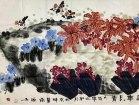 杜西古178*96 纸本画心 （1937一）齐派第三代传人，崔子范弟子，生于北京，又名锡古，字泉伯、号尚翁。佛号澄古居士，曾任北京齐白石研究会理事、北京艺术交流中心国画教授、中国之画研究院一中国画教授。