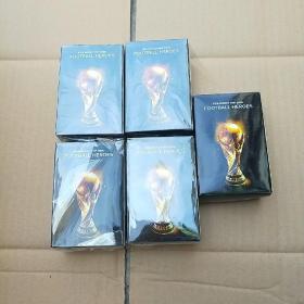 2006足球世界杯扑克 原箱50盒合售（盒装两副108张足球名将 官方藏品 全新未拆封 保证原版）
