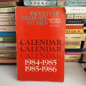 FaeultyofGraduateStudiesCalendar1984-85