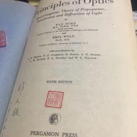 Principles of Optics: Electromagnetic Theory of Propagation, Interference and Diffraction of Light