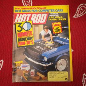 Hot Rod Magazine 1987-7 Kustom Culture Chopper Biker 改装 日式 机车 复古 老爷车 摩托 汽车 杂志 mooneyes 风火轮 hot wheels 哈雷 harley vespa 肌肉车 muscle car bobber