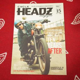 Cycle Headz Vol.15 Kustom Culture Hot Rod Chopper Biker 改装 日式 机车 复古 老爷车 摩托 汽车 杂志 mooneyes 风火轮 hot wheels 哈雷 harley vespa 肌肉车 muscle car bobber