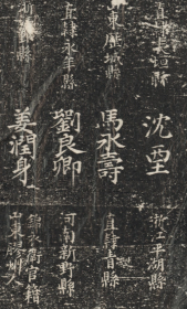 元明清三朝进士题名碑录-嘉靖五年（1526年）丙戌科。原刻。北京国子监。民国拓本。拓片尺寸92.23*194.37厘米。宣纸原色原大仿真。艺术微喷