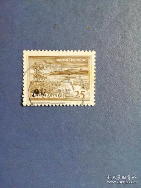 外国邮票   丹麦邮票 1964年 卡鲁普的风光 1全  （信销票)