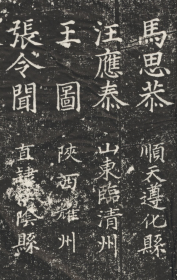 元明清三朝进士题名碑录-万历十四年（1586年）丙戌科。原刻。北京国子监。民国拓本。拓片尺寸109.93*176.33厘米。宣纸原色原大仿真。艺术微喷