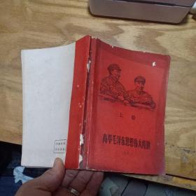1968年高举毛主席思想伟大红旗 上册 1934-1960  封面毛 主 席 林 合 影  毛 林 合影1张  林 题3张