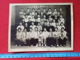 一般合影照138----欢送学如、宝嫒赴鲁留念1965.7.27黑白老照片、老相片、老像片一张