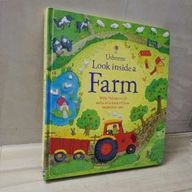 正版 Usborne Look inside a Farm【精装】 正版 现货