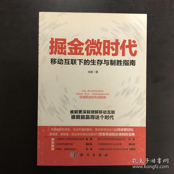 掘金微时代：移动互联下的生存与制胜指南：电子商务、网络营销、战略管理的变革之道