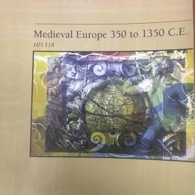 英文原版：Medivalt Europe 350 to 1350 C.E.