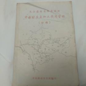 《文山僮族苗族自治州中药材生产加工参考资料  初往》，详细介绍259个地方中药材