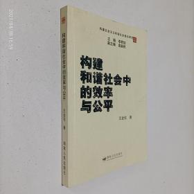 构建和谐社会中的效率与公平