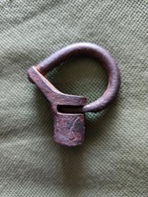 民国时期的老物件(锁具异性老铁锁)古董古玩杂项民俗收藏
