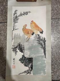 陈秋草书画作品一幅