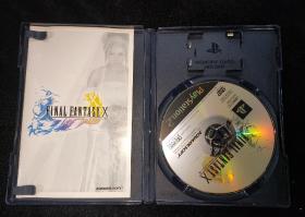 DVD PLAYSTATION2 FINAL FANTASY X（日本原版 光盘 游戏说明书全）