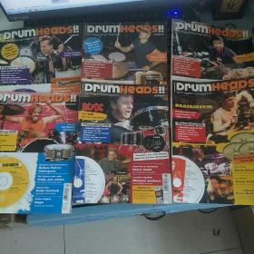Schlagzeugmagazin  April Mai  1-6/2010  DrumHeads！！  (都没有CD盘) 6册合售