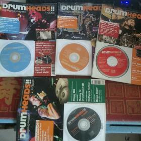 Schlagzeugmagazin  April Mai  1-4/2008  DrumHeads！！ (各附CD一张 ，其中第3期无CD  。其它都有) 4册合售