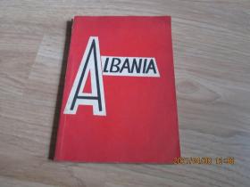 ALBANIA:Geographical,historical and economic data 《阿尔巴尼亚》 英文原版插图本 20开 很多图片