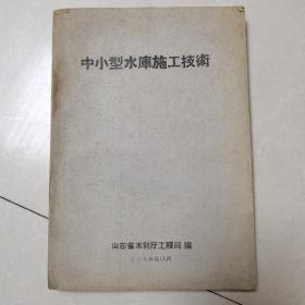 中小型水库施工技术