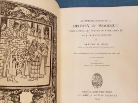 An Introduction to a History of Woodcut with a Detailed Survey of Work Done in the Fifteenth Century