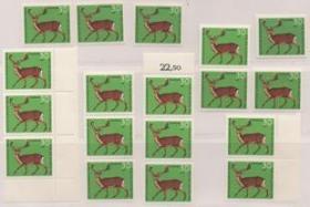 德国邮票B，1966年野生动物 ，鹿，一枚价
