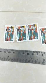 美国邮票:《1994年世界杯》四张