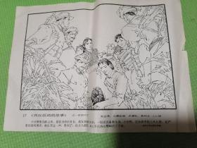 西双版纳的故事连环画稿（四川人民出版社）19×26CM