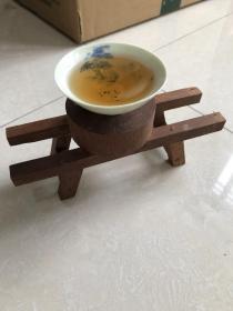 木质摆件，可以放茶杯，做茶宠，品如图