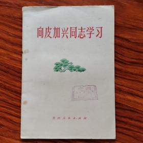 向皮加兴同志学习