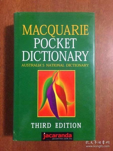 MACQUARIE POCKET DICTIONARY 澳大利亚原版辞典 麦夸里袖珍英语词典 第三版