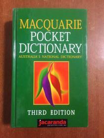 MACQUARIE POCKET DICTIONARY 澳大利亚原版辞典 麦夸里袖珍英语词典 第三版