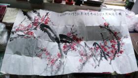 赵武（陕西书画家协会副主席）国画梅花作品