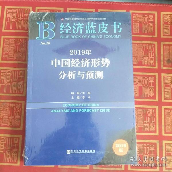 经济蓝皮书：2019年中国经济形势分析与预测