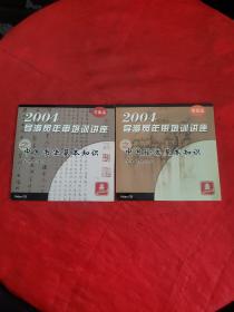 2004导游员年审培训讲座~中国书法基本知识+中国绘画基本知识（2盘合售，详见图！！）