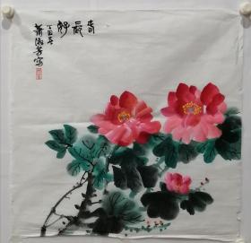 萧淑花鸟画