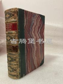 约1831年/竹节书脊/真皮包角/三口大理石纹/The Surgeon's Daughter by Sir Walter/欧洲历史小说鼻祖司各特《外科医生的女儿》