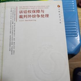 元照法学文库—诉讼权保障与裁判外纷争处理