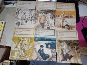 50年代外文老版小说：人扮象、草原日出、轻度蝗灾、有趣的事、旧居重访.男子汉、二十块银 【6册合售】